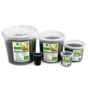 Saco de abono de leonardita ecológico de fabricación propia de Técnicas Agrarias Gimena